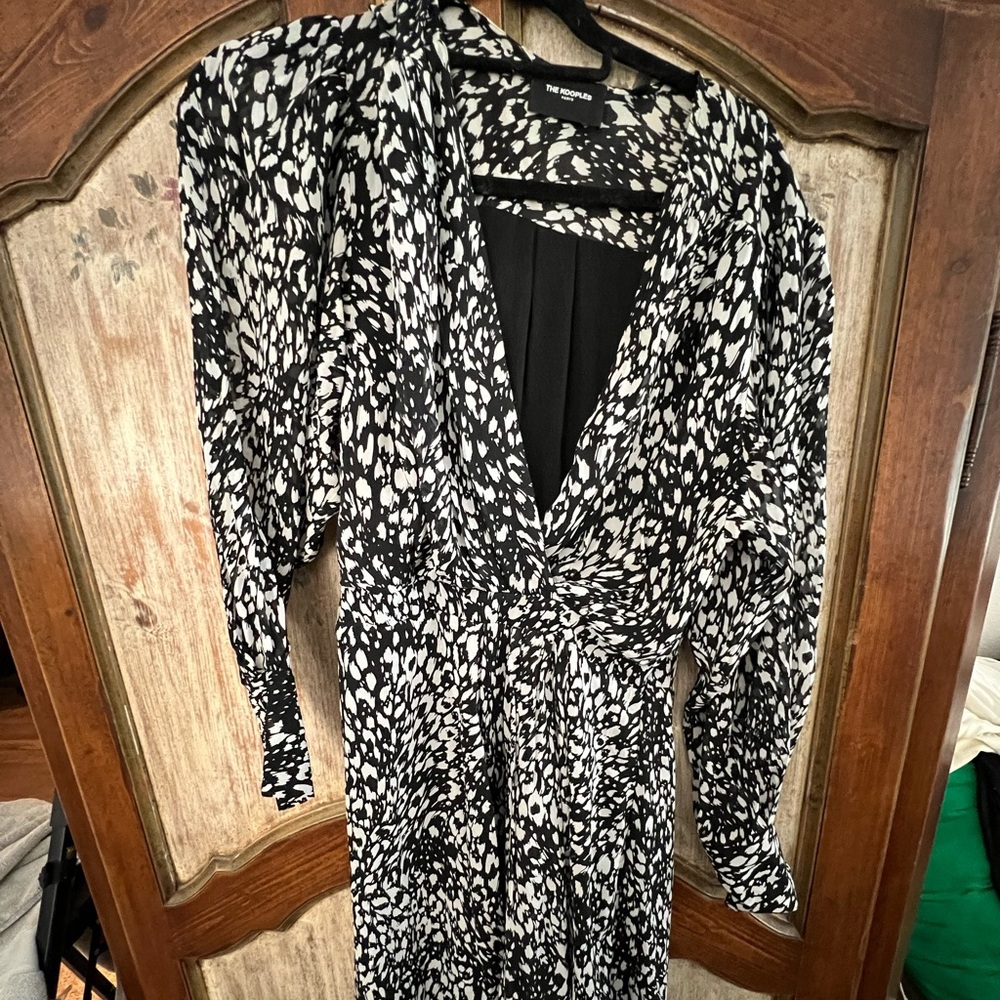 The Kooples Monochrome Abstract Dress